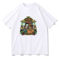 Tropical Vibes Tiki Bar Print Men's Oversized T-shirt