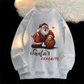 Xams Santa's Favorite Men's Crew Neck Sweatshirt