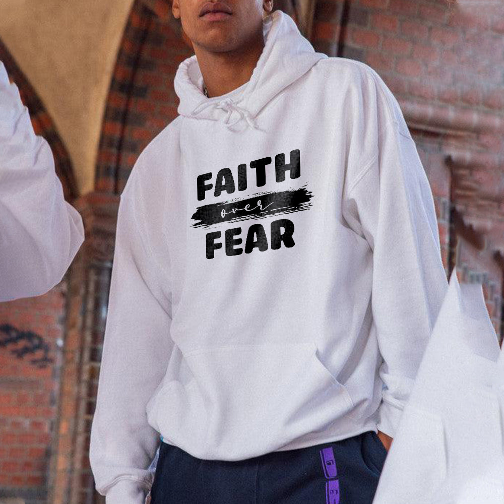 Faith Over Fear Men's Hoodie