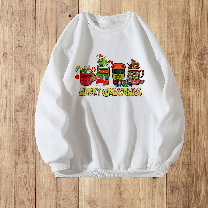 Merry Grinchmas Print Men's Sweatshirt
