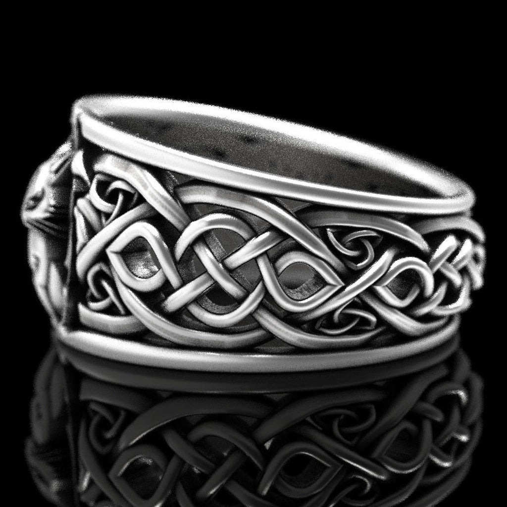The Viking Fox Celtic Ring