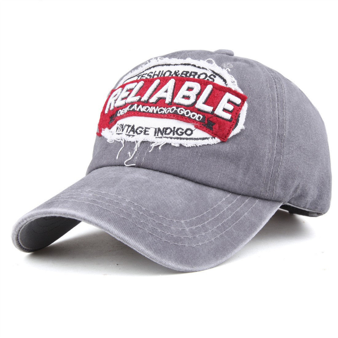 RELIABLE Embroidered Vintage Colorblock Cap Hat