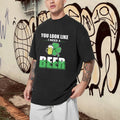 Thirsty Clover Lucky Beer Playful Irish T-Shirt