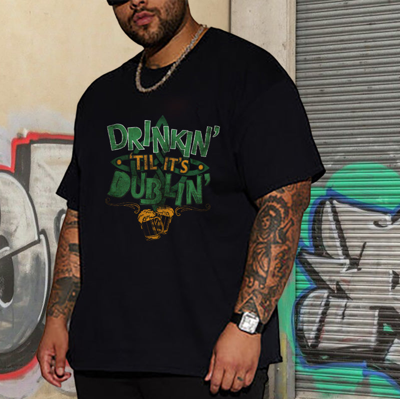 Dublin Nights and Boozy Delights Irish Pride Men's T-shirt
