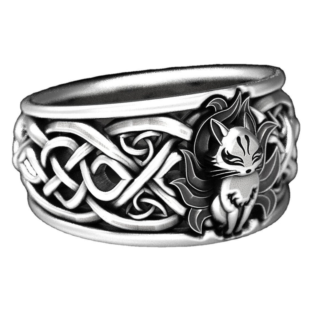 The Viking Fox Celtic Ring