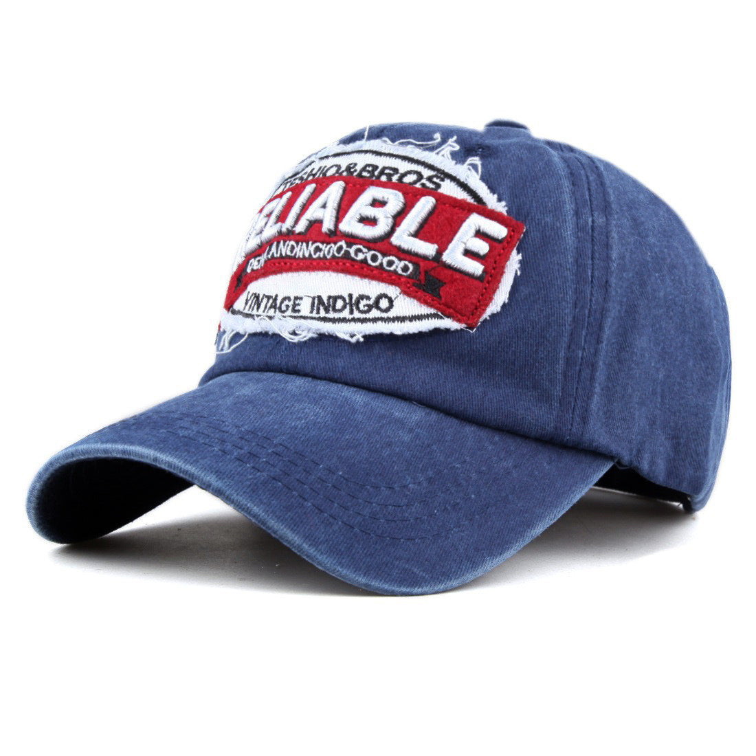 RELIABLE Embroidered Vintage Colorblock Cap Hat