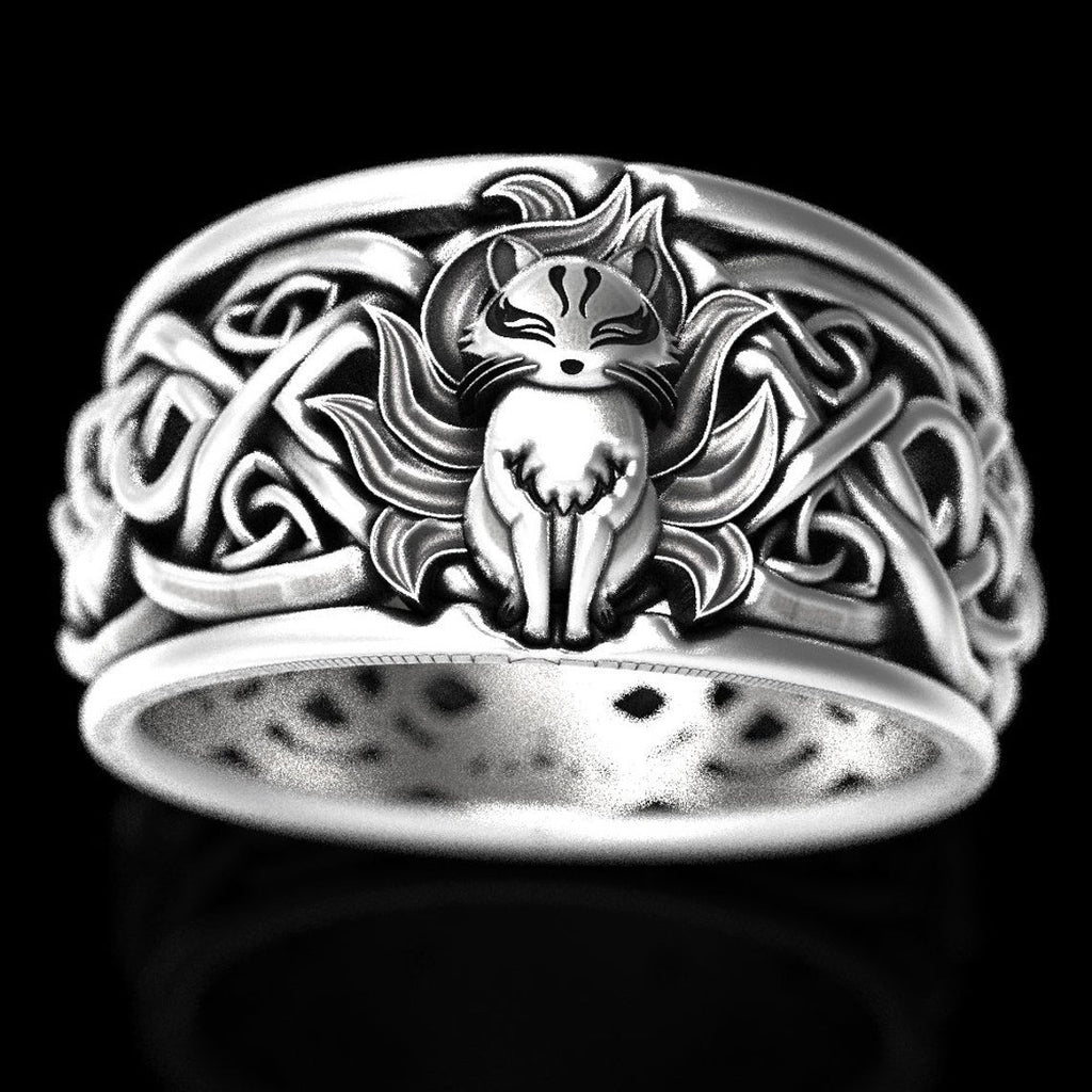 The Viking Fox Celtic Ring