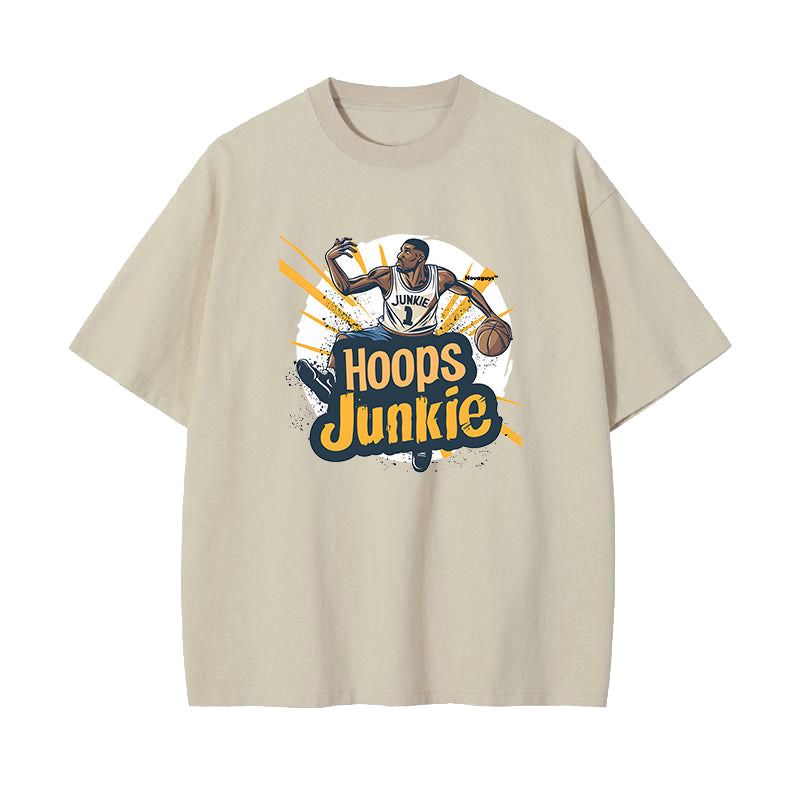 Hoops Junkie Basketball Player Men's T-Shirts